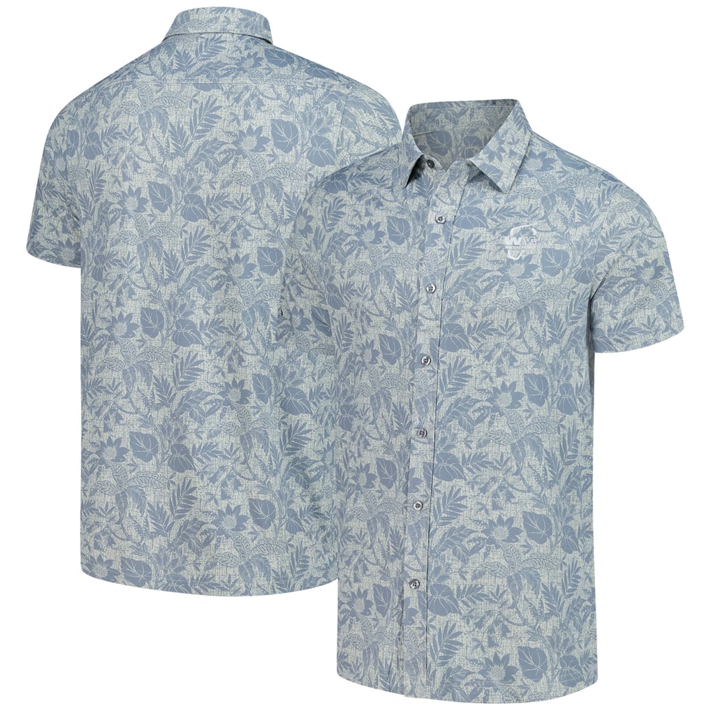  WM Phoenix Open Ahead Alamos Button-Up Shirt - Gray